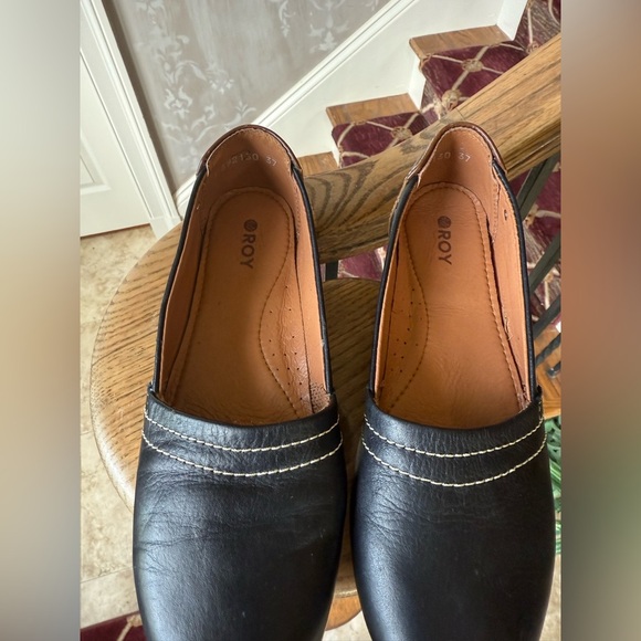 ROY ladies slip on leather loafers euro 37 US 6 1/2 very good condition - Picture 5 of 14